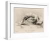 Mental Patient at la Salpetriere Going Through the Phase of Contortions-P. Richer-Framed Photographic Print