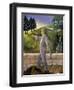 Mental Patient Going for an Early Morning Walk-Dr. Max Simon-Framed Giclee Print