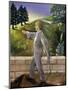 Mental Patient Going for an Early Morning Walk-Dr. Max Simon-Mounted Giclee Print