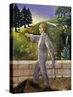 Mental Patient Going for an Early Morning Walk-Dr. Max Simon-Stretched Canvas