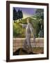 Mental Patient Going for an Early Morning Walk-Dr. Max Simon-Framed Giclee Print