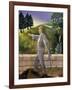 Mental Patient Going for an Early Morning Walk-Dr. Max Simon-Framed Giclee Print