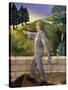 Mental Patient Going for an Early Morning Walk-Dr. Max Simon-Stretched Canvas