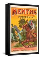 Menthe Peppermint-null-Framed Stretched Canvas