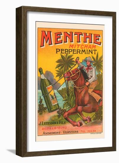 Menthe Peppermint-null-Framed Art Print