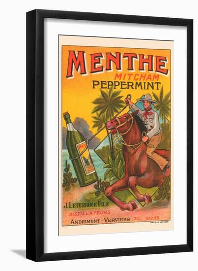 Menthe Peppermint-null-Framed Art Print