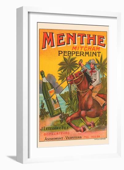 Menthe Peppermint-null-Framed Art Print