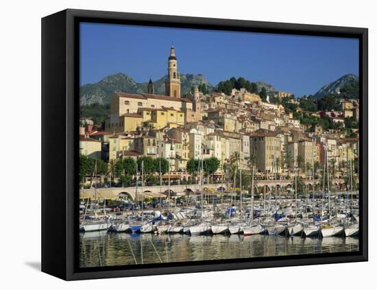 Menton, Alpes Maritimes, Cote D'Azur, Provence, France-Rainford Roy-Framed Stretched Canvas