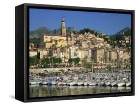 Menton, Alpes Maritimes, Cote D'Azur, Provence, France-Rainford Roy-Framed Stretched Canvas