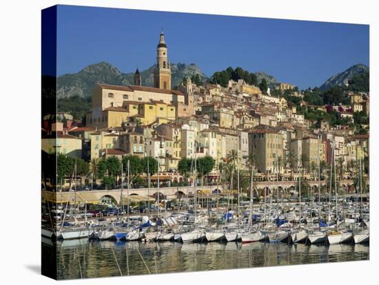 Menton, Alpes Maritimes, Cote D'Azur, Provence, France-Rainford Roy-Stretched Canvas