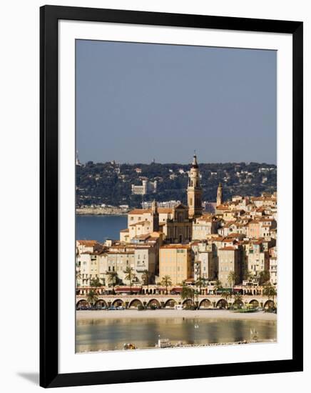 Menton, Alpes Maritimes, Provence, Cote d'Azur, French Riviera, France, Mediterranean-Sergio Pitamitz-Framed Photographic Print