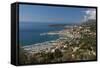Menton and Cap Martin, Provence-Alpes-Cote D'Azur, French Riviera, France, Mediterranean, Europe-Sergio Pitamitz-Framed Stretched Canvas
