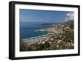 Menton and Cap Martin, Provence-Alpes-Cote D'Azur, French Riviera, France, Mediterranean, Europe-Sergio Pitamitz-Framed Photographic Print