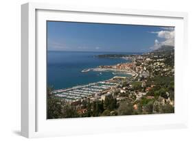 Menton and Cap Martin, Provence-Alpes-Cote D'Azur, French Riviera, France, Mediterranean, Europe-Sergio Pitamitz-Framed Photographic Print