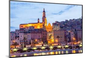 Menton at Dusk-Peter Groenendijk-Mounted Photographic Print