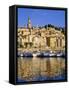 Menton, Cote d'Azur, Provence, France-Gavin Hellier-Framed Stretched Canvas