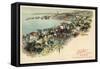 Menton, France-null-Framed Stretched Canvas