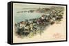 Menton, France-null-Framed Stretched Canvas