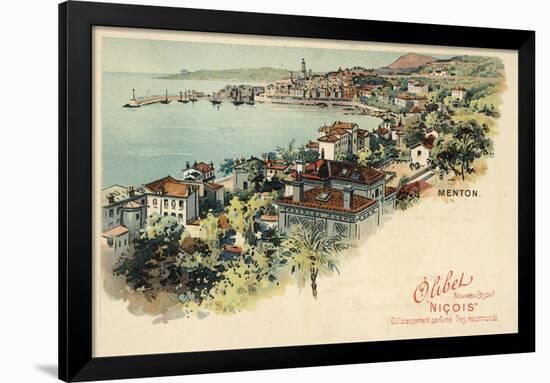 Menton, France-null-Framed Giclee Print