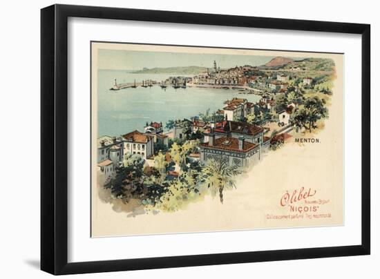 Menton, France-null-Framed Premium Giclee Print