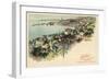 Menton, France-null-Framed Premium Giclee Print