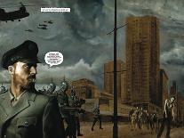 Zombies vs. Robots - Comic Page with Panels-Menton Matthews III-Stretched Canvas