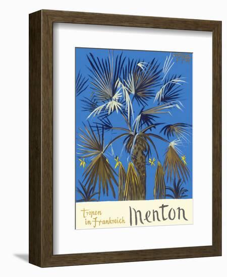 Menton - Tropen in Frankreich (Tropics in France) - Palm Tree-Graham Sutherland-Framed Art Print