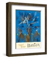 Menton - Tropical France - Palm Tree-Graham Sutherland-Framed Art Print