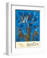 Menton - Tropical France - Palm Tree-Graham Sutherland-Framed Art Print