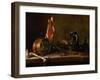 Menu Du Gras, 1731-Jean-Baptiste Simeon Chardin-Framed Giclee Print