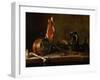 Menu Du Gras, 1731-Jean-Baptiste Simeon Chardin-Framed Giclee Print