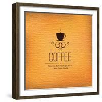 Menu For Restaurant, Cafe, Bar, Coffeehouse-L.M.V-Framed Premium Giclee Print