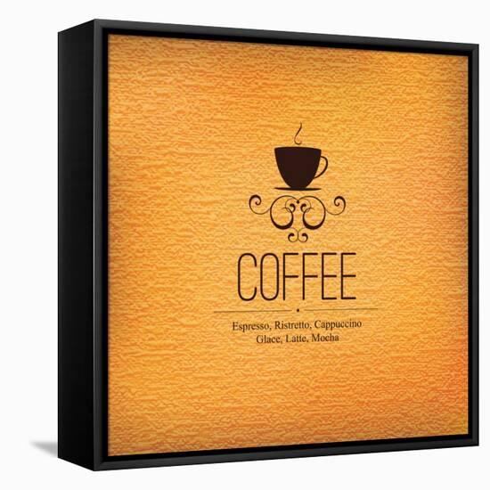 Menu For Restaurant, Cafe, Bar, Coffeehouse-L.M.V-Framed Stretched Canvas