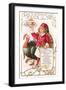 Menu, Girl with Fez and Turkey-null-Framed Art Print