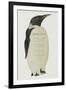 Menu in the Shape on an Emperor Penguin, for the Midwinter's Day Dinner, Cape Evans, 22nd June 1912-Edward W. Nelson-Framed Giclee Print