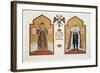 Menu of the Feast Meal to Celebrate of the 300th Anniversary of the Romanov Dynasty, 1913-Sergei Yaguzhinsky-Framed Giclee Print