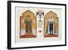 Menu of the Feast Meal to Celebrate of the 300th Anniversary of the Romanov Dynasty, 1913-Sergei Yaguzhinsky-Framed Giclee Print