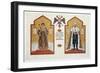 Menu of the Feast Meal to Celebrate of the 300th Anniversary of the Romanov Dynasty, 1913-Sergei Yaguzhinsky-Framed Giclee Print