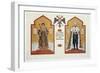 Menu of the Feast Meal to Celebrate of the 300th Anniversary of the Romanov Dynasty, 1913-Sergei Yaguzhinsky-Framed Giclee Print