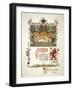 Menu of the Feast Meal to Celebrate the Coronation of Nicholas II and Alexandra Fyodorovna, 1896-Viktor Mihajlovic Vasnecov-Framed Giclee Print