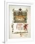 Menu of the Feast Meal to Celebrate the Coronation of Nicholas II and Alexandra Fyodorovna, 1896-Viktor Mihajlovic Vasnecov-Framed Giclee Print