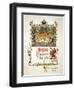 Menu of the Feast Meal to Celebrate the Coronation of Nicholas II and Alexandra Fyodorovna, 1896-Viktor Mihajlovic Vasnecov-Framed Giclee Print