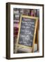 Menu On Paris Street-Cora Niele-Framed Premium Giclee Print