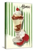 Menu, Parfait Sundae-null-Stretched Canvas