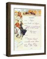 Menu VI-null-Framed Art Print