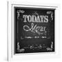 Menu Written on Chalkboard-vectomart-Framed Art Print