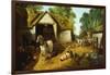 Meopham Farmyard-John Frederick Herring II-Framed Giclee Print