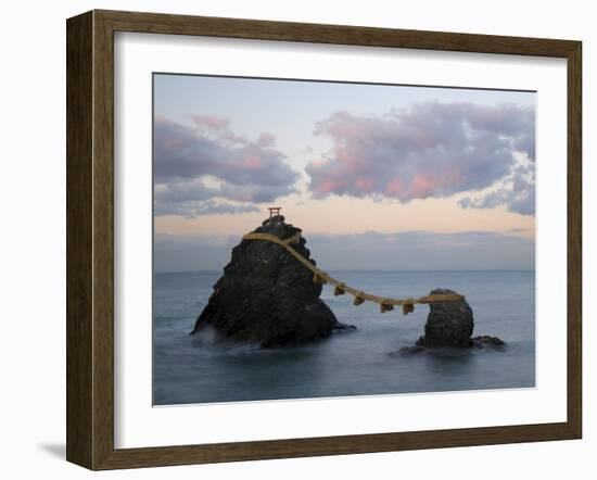 Meoto-Iwa, Futami, Ise-Shima, Central Honshu, Japan-Gavin Hellier-Framed Photographic Print