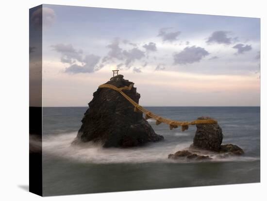 Meoto-Iwa (Wedded Rocks), Central Honshu, Japan-Gavin Hellier-Stretched Canvas