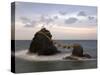 Meoto-Iwa (Wedded Rocks), Central Honshu, Japan-Gavin Hellier-Stretched Canvas